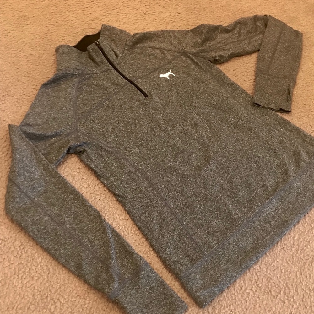 Pink VS 1/4 zip pullover